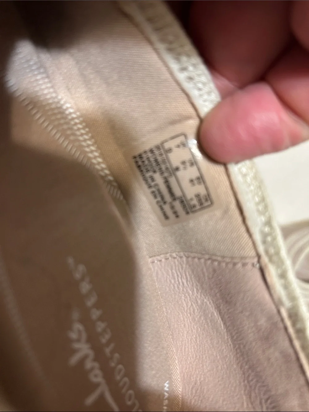 Clarks Cloudsteppers Taupe Beige Slip-On Flats